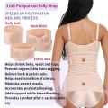 3 in 1 Postpartum Support Recovery Belly/waist/pelvis Belt Shapewear Slimming Girdle Shapewear Belly Control Bandage Corset.