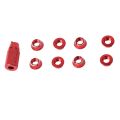 2 Set Radio Transmitter Switch Fixed Nut Installation Spanner for Radiolink Futaba Jr-Red &Blue - Red & Blue.