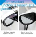2PCS Clear With Logo Car Waterproof Rearview Mirror Rain Sun Covers Protection Enhances Safe Driving in Rain For HAVAL.