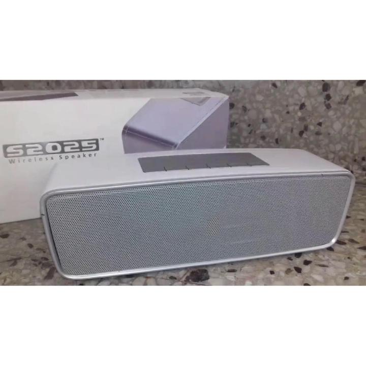 S2025 Portable Bluetooth Wireless FM Stereo Mini Speaker