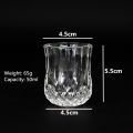 50ml Creative Design Home Light Luxury Drinking Glassware Handmade Transparent Small Glass.