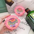 3D Cute Skittles Bubble Gum Plum Flower Drink For Airpods 3 2 Pro Earphone Case Charge Box Soft Wireless Bluetooth Protect Cover Moonlight Shines.