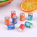 4Pcs Miniature  Drink Dollhouse Food Toys Dollhouse Beverage Shop Scene Toy. 