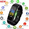 115plus Smart Watch Men Women Fitness Tracker Sport Watch Waterproof Smartwatch Heart Rate Blood Pressure Monitor Smart Band. 