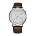 Men's Ultra thin Calendar Quartz Couple Belt Waterproof Women's Watch. 