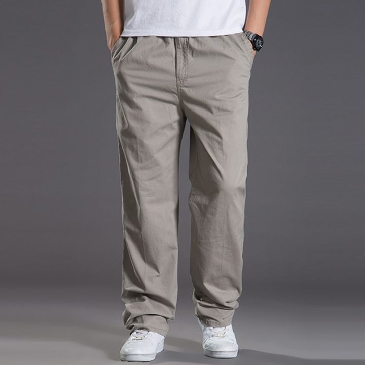 Mens%20casual%20Cargo%20Cotton%20pants%20men%20pocket%20loose%20Straight%20Pants%20Elastic%20Work%20Trousers%20Fit%20Joggers%20Male%20Super%20Large%20Size%20-%20Image%206