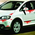 Red Blood Sticker Car Halloween Bleeding Decal Self-Adhesive Sticker Waterproof Headlights Window Headlamp Taillight Car Decal. 