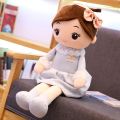 Plush Baby Girl Toys Kawaii Girl Dolls with Dress Stuffed Princess Doll Plush Toys for Wedding Rag Doll Baby Kids Playmate. 
