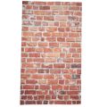 3X5Ft Blue Sky White Cloud Photography Backdrop Screen Background Studio Props & Red Brick Wall. 