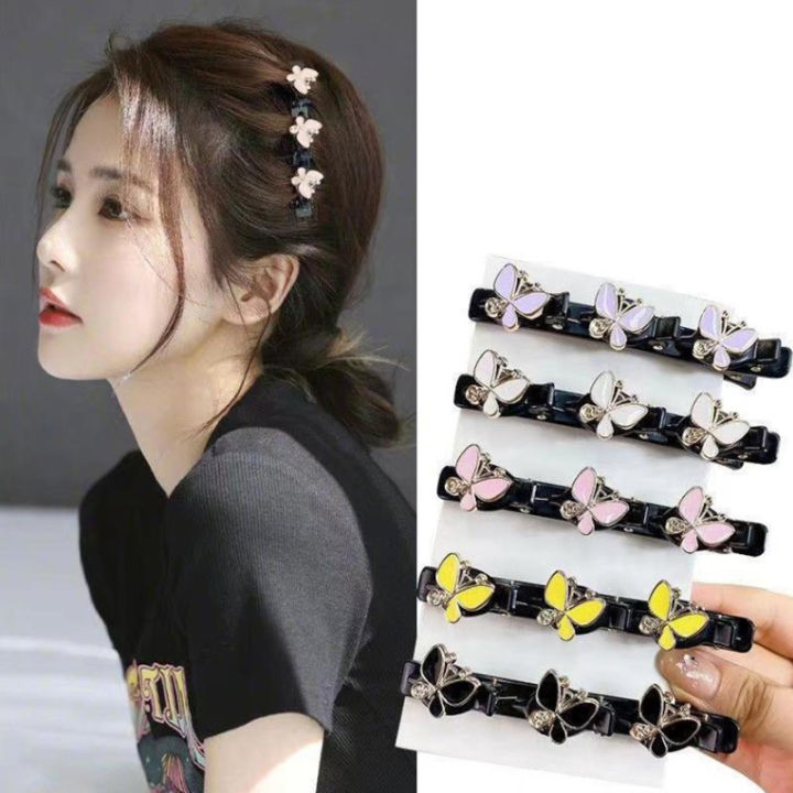 Sparkling%20Crystal%20Stone%20Braided%20Hair%20Clips%20Double%20Bangs%20Braided%20Barrettes%20Hairpins%20Women%20Girls%20Headwear%20Hair%20Styling%20Accessories%20-%20Image%202