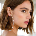Beautiful earring circle pearl style earring for women. 