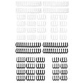 PP Cable Comb Kit Cable Management Tools Wire Organizer Combs for PSU Cable Extension 4 x 24 P / 16 x 8 P / 4 x 6 P. 