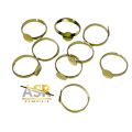 Finger Ring Base Silver & Golden color DIY accessories and others.