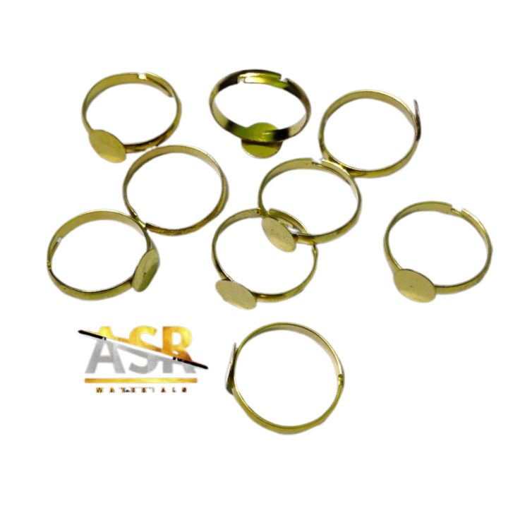 Finger Ring Base Silver & Golden color DIY accessories and others