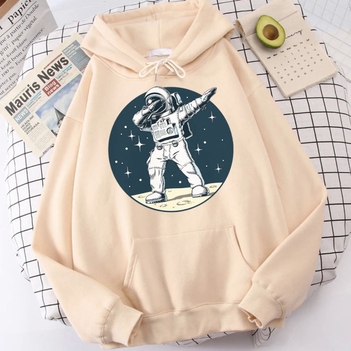 Let'S Start Our Journey To The Moon Printed Hoodies Men'S Vintage Graphic Sweatshirt Warm Loose Top Unique Hat Rope Hoodie Mens