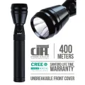 Sanford 3SC CREE LED TACTICAL RECHARGEABLE FLASHLIGHT TORCH LAMP+ Battery + Charger 2/3 A. 