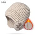 【Clearance Markdowns】 Fashion Soft Plush Knitted Hat Thickened Windproof Plain Hats Ski Beanie Hat Men Women.