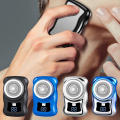 Washable Men's Shaver Quick Charger Travel-Friendly Rechargeable Pocket Razor ABS Mini Shaver for On-the-go Personal Grooming. 