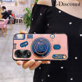 New Phone Case For OPPO A78 4G NFC Cover Camera Cute Cartoon Soft Silicone Couple Stand Anti Drop for OPPO A78 Case. 