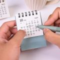 Style Coil Standing Flip Desktop Calendar Agenda Organizer Schedule Planner 2024 2025 Calendar Yearly Agenda Paper Mini Desk Calendar Office. 