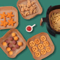 （New）Air Fryer Dipoable Baking Paper Liner Form Tray Kitchen Grill Parchment Paper Air Fryer Acceorie MJD. 