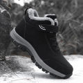 Fashion Winter Men Ankle Boots Soft Keep Warm Snow Boots Mens Outdoor Non-slip Cotton Boots For Couple High Quality Winter Shoes BunnyGarden. 