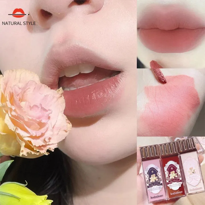 Kobeleen%20Cloudy%20Bear%20Waterproof%20Long-lasting%20Lip%20Mud%20Lipstick%20Matte%20Velvet%20%20Non%20Stick%20Cup%20Moisturizing%20Lip%20Tint%20-%20Image%203