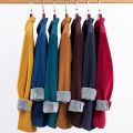 Winter Warm Thick Mens Corduroy Shirts Casual Long Sleeve Solid Regular Fit Business Man Leisure Shirt 2022 New Comfortable Tops.