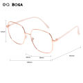 OQ BOGA 12 Styles Unisex Proof Blue Light Radiation Computer Glasses Men Women Large Metal Frame Anti UV Photochromic Sunglasses.