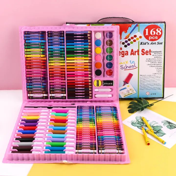 168%20Pcs%20Art%20Set%20Watercolor%20Markers%20Crayons%20Water%20Pen%20Drawing%20Set%20Artist%20Painting%20Tools%20For%20Boys%20Girls%20Kids%20Birthday%20Gifts%20minghao%20-%20Image%204