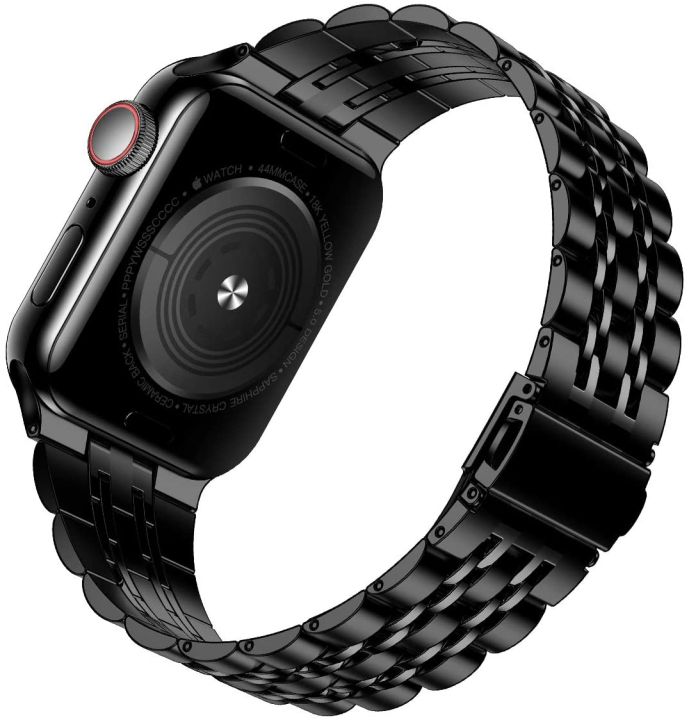 44mm / 42mm, Upgraded Version Stainless Steel Link Bracelet iWatch Band Series 6/5/4/3/2/1