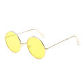 【Hey my home】5 Colored Uni Round Sunglasses Fashion Hip Hop Style Colored Summer Steampunk Sun glasses Eyewear Tool. 