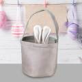 Easter Rabbit Tote Bag Shopping Baskets Home Decor Easter Gift Soft Fabric Easter Bunny Bag.