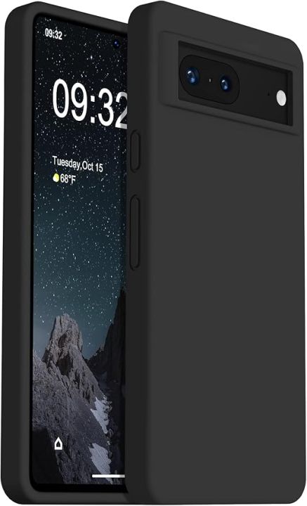 For Google Pixel 7a Silicone Soft Gel Rubber Slim Liquid Cover Shockproof Protective Anti-Scratch Phone Case