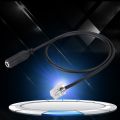 3.5mm Smart Phone Headset Interface to RJ9/RJ10 Headset Office Phone Adapter Cable. 