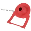 2 PCS 2 Inch Toilet Flapper for Kohler Shark-Fin Flapper Replacement Kit, Replace for Kohler Toilet Part 84138, 84314, 85655 and 89825- with Steel Chain and Hook. 