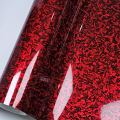 50cm*300cm High Glossy Black Gold Silver Red Forged Carbon Fiber Car Sticker Sticker on the Hood Adhesive Vinyl for Car Stickers. 