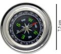 Stainless Steel Compass – Silver. 
