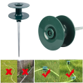 4 Pack Hose Guide On Zinc Spike Garden Hose Guide With Metal Spike Garden Hose Guide Spikes ABS+Zinc Alloy.