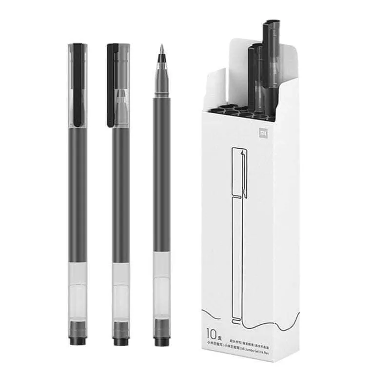 Xiaomi_10Pcs Mi Gel Pens, Smooth Switzerland Refill Mikuni