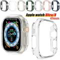 Case for Apple Watch Series 8 Ultra 49mm band smartwatch PC bumper Cover Case iwatch Series. 