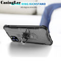 For Redmi Note 13 Pro Plus case Clear Rugged Honeycomb Design Silicone Armor Shockproof Kickstand Holder For Redmi Note 13 Pro Back Cover Phone Cases. 