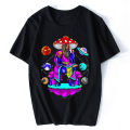 Fashion Classic Men's Psychedelic Psilocybin Harajuku T-shirt Magic Mushrooms Tshirt Short Sleeved T Shirt Summer Fungi Tees.