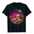 Fashion Classic Men's Psychedelic Psilocybin Harajuku T-shirt Magic Mushrooms Tshirt Short Sleeved T Shirt Summer Fungi Tees.