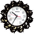 Elegant Floral Pattern Decorative Wall Clock 2026 for Home and Office.