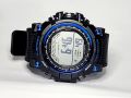 Waterproof sports watch for men and boys - blue. 