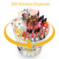 beautiful (6 Layers Adjustable) 34x23.5cm Multi-Function Makeup Organizer 360-Degree Rotating Adjustable Acrylic Cosmetic Storage Box Lipstick Display Case.
