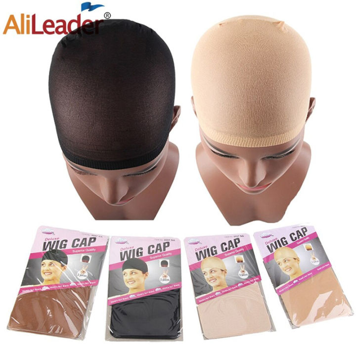 2%20Pcs%20Wig%20Cap%20%E2%80%93%20Stretchable%20Hair%20Net%20for%20Full%20Head%20Wigs,%20Natural%20Finish%20&%20Secure%20Hold%20-%20Image%202