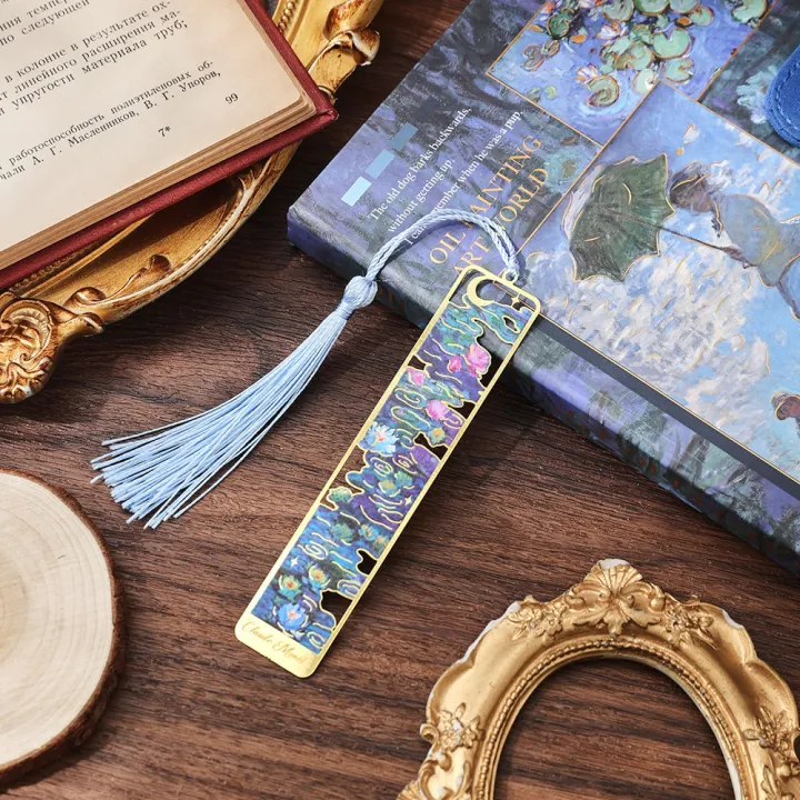 Creative%20Retro%20Metal%20Floral%20Glimpse%20Bookmarks%20Famous%20Painting%20Handbook%20Pendant%20Reading%20Book%20Clip%20Hollow%20Out%20Tassel%20Bookmarks%20for%20Book%20Lovers%20Writers%20Readers%20-%20Image%205