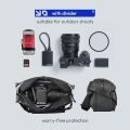 Ulanzi AB02 Outdoor Sling Bag – 9L Crossbody Camera Chest Bag with Weather-Resistant Fabric, AirTag Pocket, Customizable Dividers, and Quick Access Design for Travel, Photography, and Commuting. 